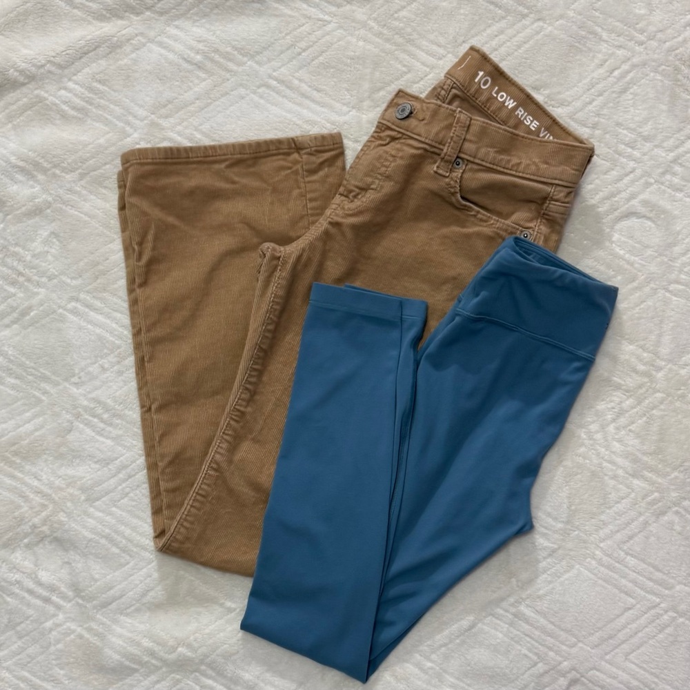 GAP and ATHLETA Kids Bottoms- Gap Size 10- Athleta Size 8-10